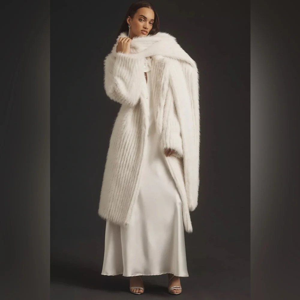Stand Studio Genevieve Faux Fur Coat Anthropologie